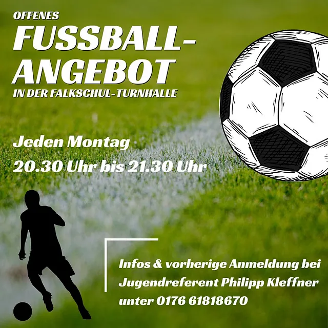 Fußball-Angebot Flyer