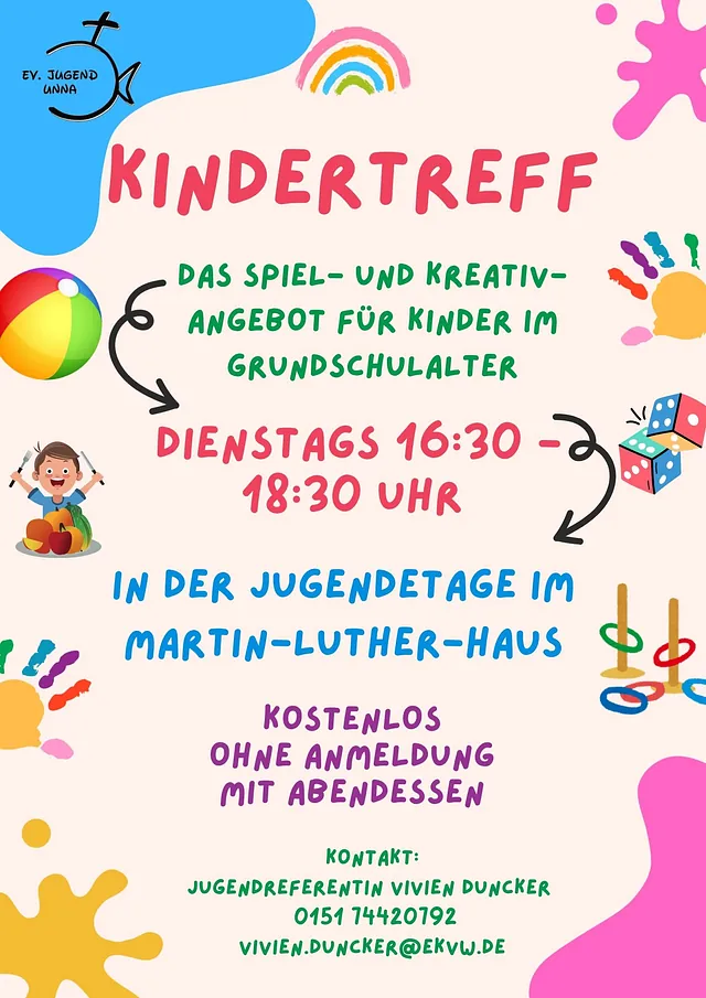Kindertreff-Flyer